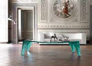 Atlas – Fiam Italia | Table basse design haut de gamme en verre sculpté disponible chez D-Style Interior