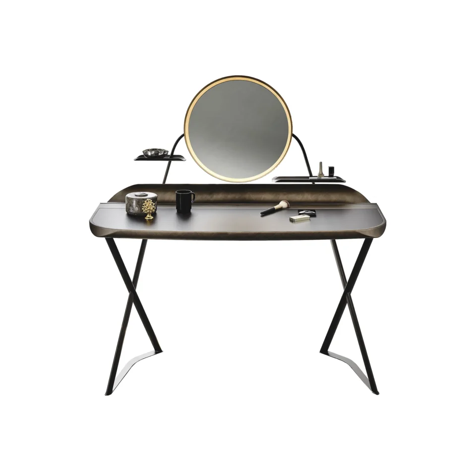 Cocoon Trousse Leather – Coiffeuse design haut de gamme | Cattelan Italia