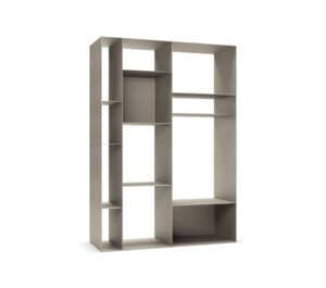 Bibliothèque design haut de gamme Latitude Cattelan Italia, bibliothèque modulable métallique avec module 70x26x100 cm, disponible chez D-Style Interior.
