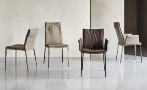 Isabel ML Chaise design haut de gamme signée Cattelan Italia, alliant élégance, confort et savoir-faire italien, disponible chez D-Style Interior.