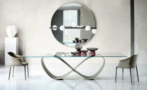 Butterfly – Table design contemporain Cattelan Italia disponible chez D-Style Interior