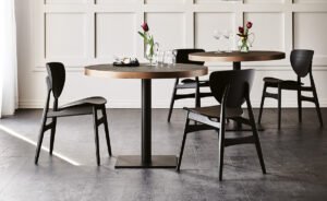Ribot Keramik Bistrot table de Cattelan Italia, une création haut de gamme en céramique et acier laqué, symbole du design italien contemporain. Chez D-Style Interior