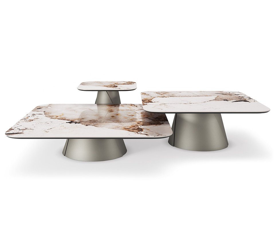 Table basse design haut de gamme Albert Keramik S – Cattelan Italia