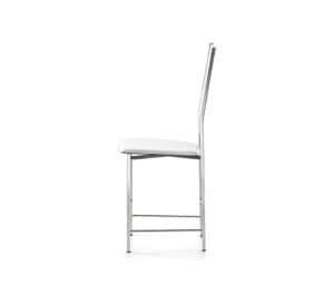 Alessia tabouret design de Cattelan Italia : design minimaliste, structure en acier laqué et assise en cuir véritable, alliance d’élégance et de confort italien. Disponible chez D-Style Interior.