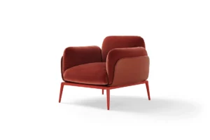 Brooklyn fauteuil par Amura Lab allie design contemporain, confort enveloppant et élégance italienne. Disponible chez D-Style Interior.