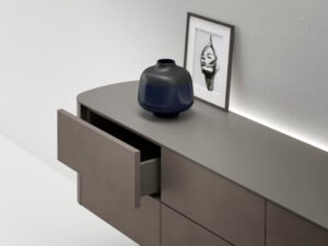 Suspended Side – Buffet design haut de gamme Caccaro disponible chez D-Style Interior