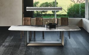 DRAGON Crystalart – Table en verre décoratif | Cattelan Italia