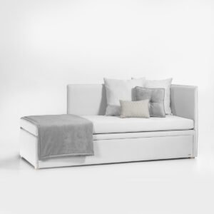 Canapé lit design haut de gamme Lounge par Colunex, design minimaliste et système automatique, disponible chez D-Style Interior.