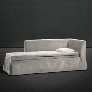 Canapé lit design haut de gamme Chaise Longue par Colunex, système de relèvement automatique, disponible chez D-Style Interior.