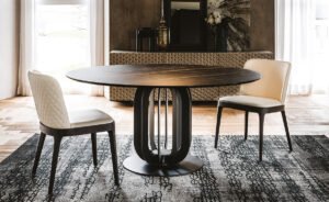 Soho Keramik table design haut de gamme par Cattelan Italia, alliance d’élégance contemporaine et d’artisanat italien. Disponible chez D-Style Interior.