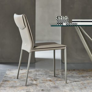 Isabel ML Chaise design haut de gamme signée Cattelan Italia, alliant élégance, confort et savoir-faire italien, disponible chez D-Style Interior.