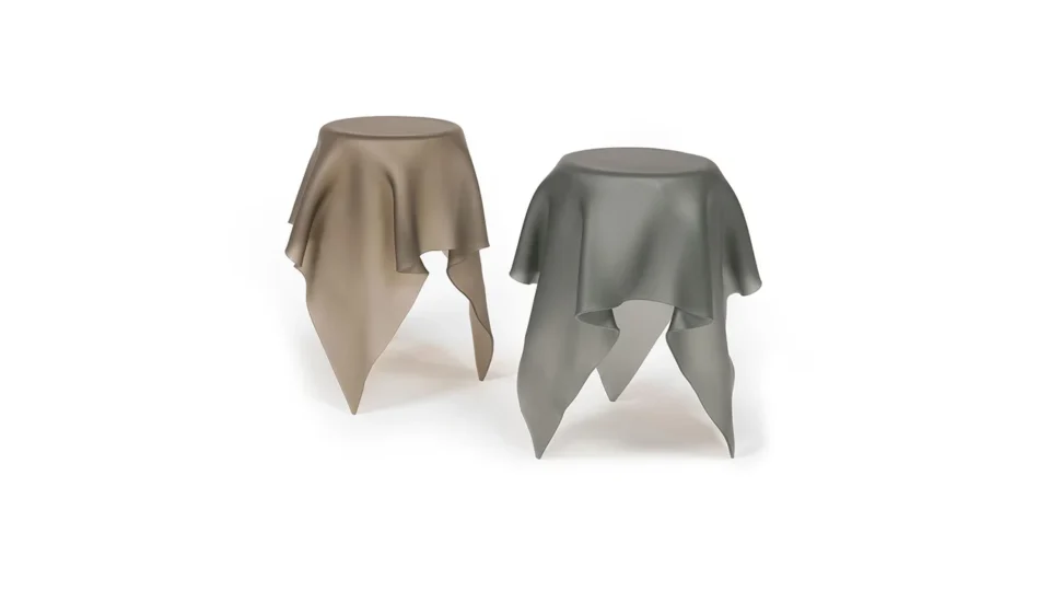 Foulard 60 – Table d’appoint design en verre | Reflex Angelo