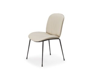 Tina Chaise design de Cattelan Italia : structure en acier laqué, assise confortable et ligne élégante, parfaite pour un intérieur contemporain. Disponible chez D-Style Interior.