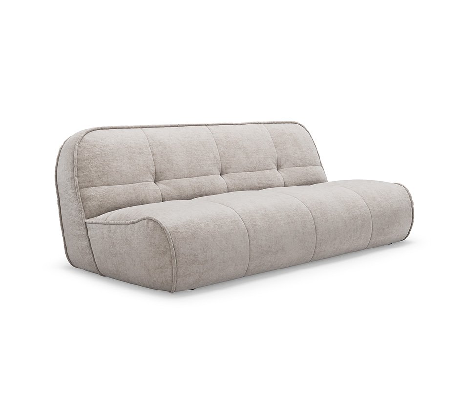 SPENCER Canapé design au style rétro contemporain avec assise basse et capitonnage élégant. Disponible chez D-Style Interior.