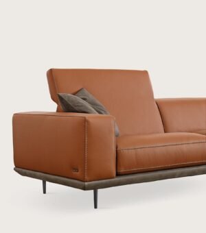 Denny canapé design haut de gamme en cuir par Gamma Arredamenti. Confort absolu, finitions artisanales et lignes élégantes. Disponible chez D-Style Interior.