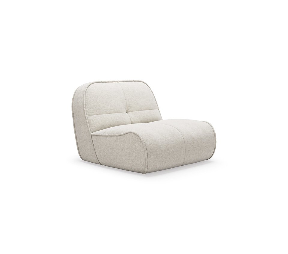 SPENCER Canapé design au style rétro contemporain avec assise basse et capitonnage élégant. Disponible chez D-Style Interior.