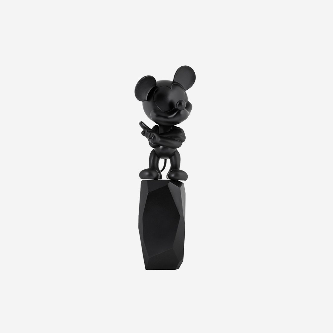 Mickey Rock Medium, Sculpture design haut de gamme Leblon Delienne, hommage aux 90 ans de Mickey, résine peinte à la main, multi-facettes, disponible chez D-Style Interior