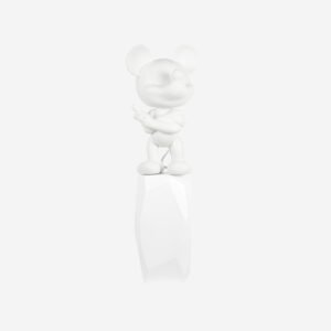 Mickey Rock Large, Sculpture design haut de gamme Leblon Delienne, hommage aux 90 ans de Mickey, résine peinte à la main, multi-facettes, disponible chez D-Style Interior