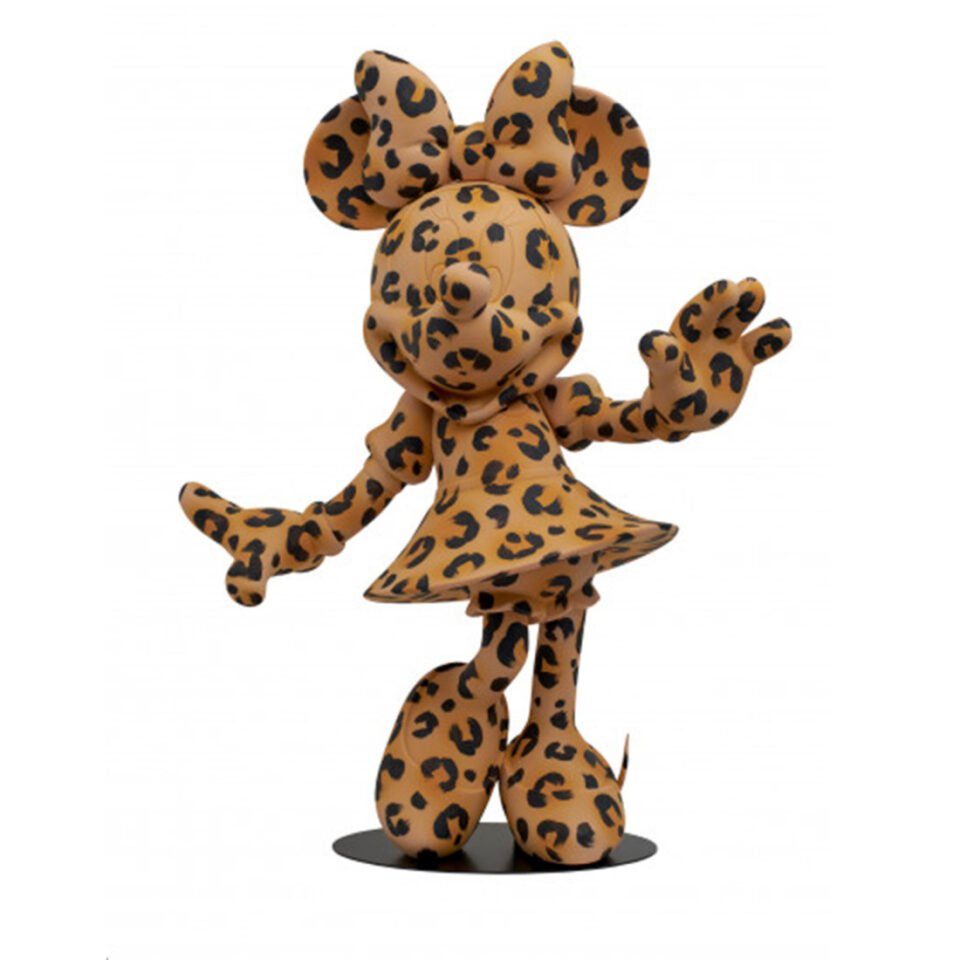 Minnie Welcome Léopard Medium Sculpture design – Leblon Delienne