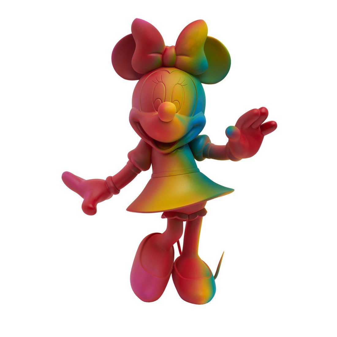 Minnie Welcome Rainbow – Medium, Sculpture design haut de gamme Leblon Delienne, résine peinte à la main, colorée et sophistiquée, disponible chez D-Style Interior