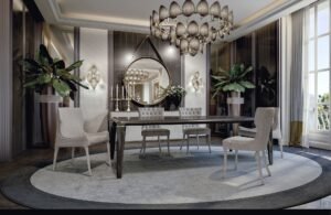 Adda chaise design haut de gamme par Vittoria Frigerio, aux lignes élégantes et au dossier enveloppant, avec matelassage raffiné et pieds en frêne massif. Disponible chez D-Style Interior.