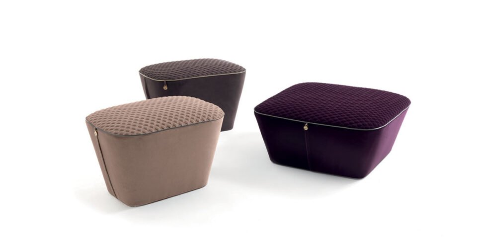 Dosi pouf design haut de gamme – Vittoria Frigerio