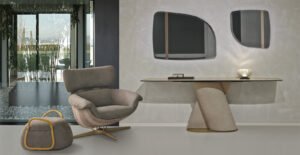Turtle Ottomans Pouf Turtle en cuir signé Gamma Arredamenti, au design élégant et inspiré de la mode italienne. Léger, raffiné et polyvalent. Disponible chez D-Style Interior.