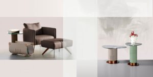 Philly canapé design haut de gamme en cuir par Gamma Arredamenti, alliance parfaite entre artisanat italien et élégance contemporaine. Disponible chez D-Style Interior.
