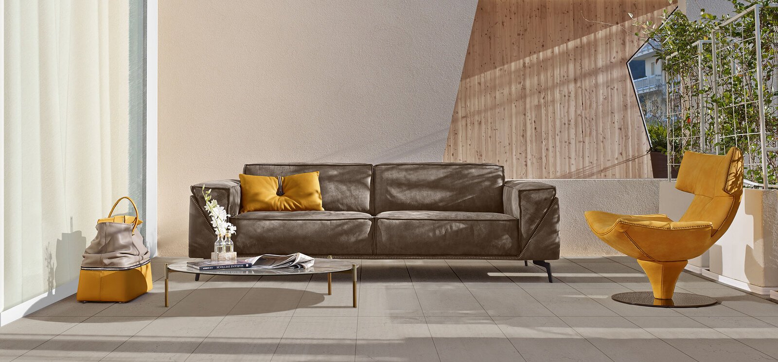 Edwin canapé design haut de gamme par Gamma Arredamenti. Lignes géométriques, confort luxueux et finitions artisanales. Disponible chez D-Style Interior.