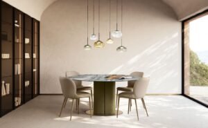 Bubble Lampe de Gamma Arredamenti, un luminaire design en verre soufflé de Murano qui illumine et sublime votre intérieur. Disponible chez D-Style Interior.