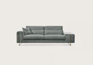 Newport canapé design haut de gamme par Gamma Arredamenti, au confort réglable avec dossier à double piston hydraulique et finitions raffinées. Disponible chez D-Style Interior.