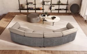 Swing canapé sectionnel haut de gamme par Gamma Arredamenti avec design modulable et confort supérieur. Disponible chez D-Style Interior.